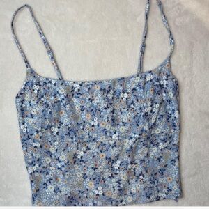 Aritzia/Wilfred Basel Bustier Camisole - Floral - Size 2XS